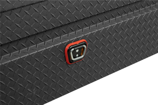 Weather Guard Saddle Truck Tool Box Aluminum Full Extra Wide Textured Matte Black - Image 8