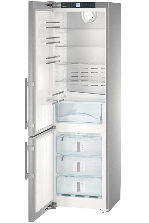 Liebherr 24" Stainless Steel Left-Hinge Bottom Freezer Refrigerator - Image 3