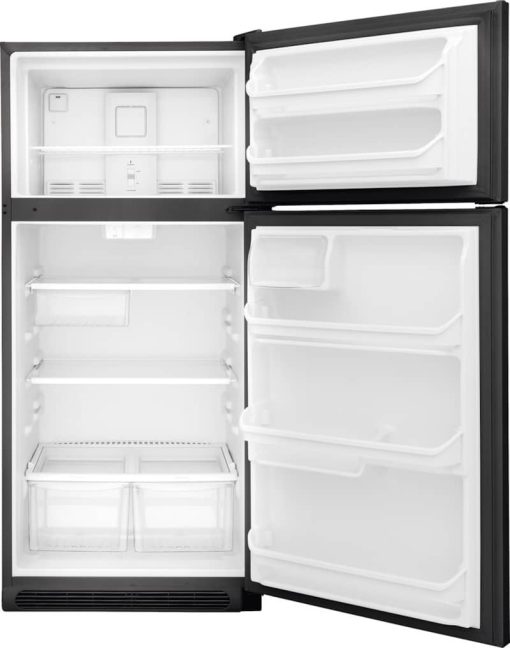 Frigidaire 18 Cu. Ft. Black Top Freezer Refrigerator - Image 3