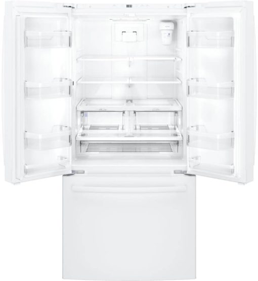 GE ENERGY STAR 24.7 Cu. Ft. White French-Door Refrigerator - Image 3
