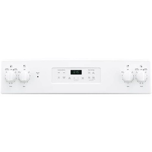 GE 30" White Freestanding Electric Range - Image 4