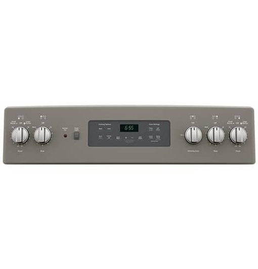 GE 30" Slate Freestanding Electric Convection Range - Image 4