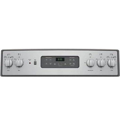 GE 30" Stainless Steel Freestanding Electric Convection Range - Image 4