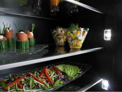 JennAir 42" Stainless Steel Built-In Side-By-Side Refrigerator With Water Dispenser - Image 3