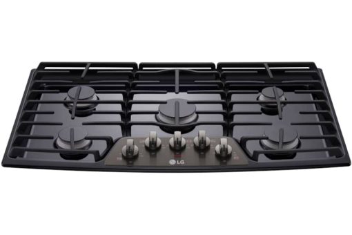LG 36" Black Stainless Steel Gas Cooktop With SuperBoil - Image 4