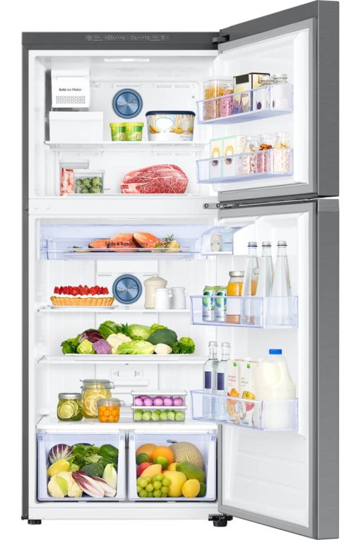 Samsung 18 Cu. Ft. Fingerprint Resistant Stainless Steel Top Freezer Refrigerator With FlexZone And Ice Maker - Image 2
