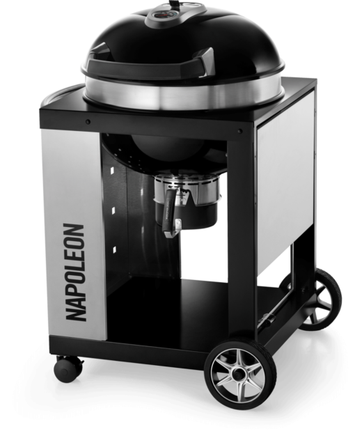 PRO CART Charcoal Kettle Grill, Black - Image 2