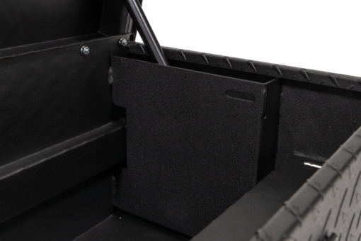 Weather Guard 87" Lo-Side Truck Tool Box Aluminum Textured Matte Black - Image 7