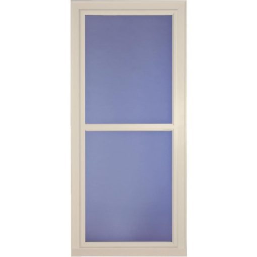 Larson Easy Vent 146 Series 36 In. W x 81 In. H x 1-7/8 In. Thick Almond Full View Aluminum Storm Door