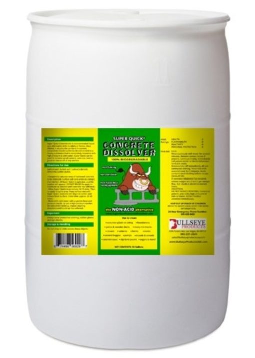 Bullseye Super Quick Concrete Dissolver 55 Gallon