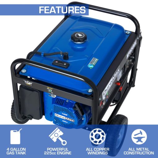 5500-Watt Gas Powered Portable Generator - Image 2