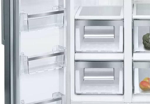 Bosch 300 Series 36" Anti-Fingerprint Stainless Steel Counter-Depth Side-By-Side Refrigerator - Image 4