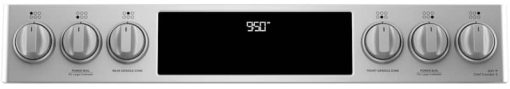 Cafe ADA 30" Stainless Steel With Brushed Stainless Smart Slide-In Front Control Dual-Fuel Double-Oven Range With Convection - Image 5