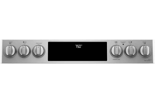Cafe ADA 30" Stainless Steel With Brushed Stainless Smart Front-Control Radiant And Convection Double-Oven Slide-In Electric Range - Image 6