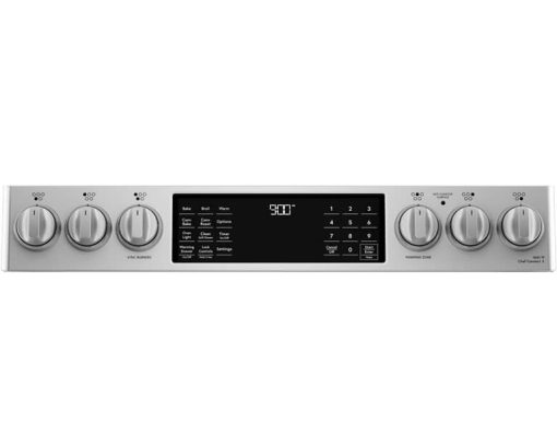 Cafe ADA 30" Stainless Steel Smart Front-Control Induction & Convection Slide-In Range With Warming Drawer - Image 5
