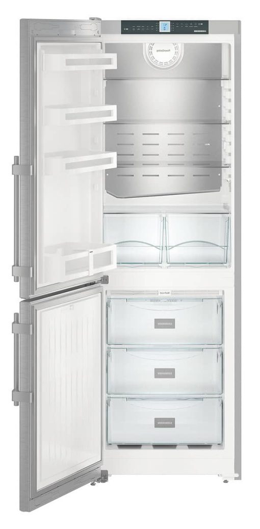 Liebherr 24" Stainless Steel Left-Hinge Bottom Freezer Refrigerator With NoFrost - Image 4