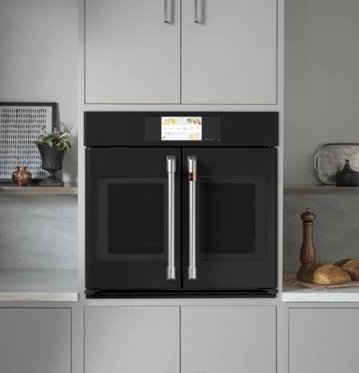 Cafe Professional Series 30" Matte Black Smart Built-In French-Door Single Wall Oven - Image 5