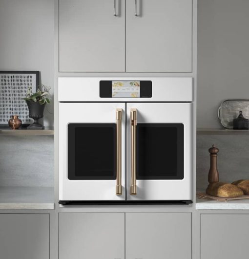 Cafe Professional Series 30" Matte White Smart Built-In French-Door Single Wall Oven - Image 5