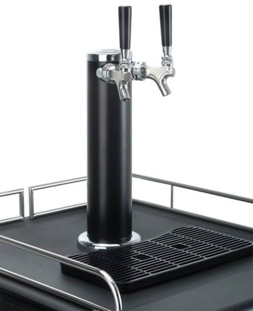 Danby 5.4 Cu. Ft. Spotless Steel Dual-Tap Kegerator - Image 6