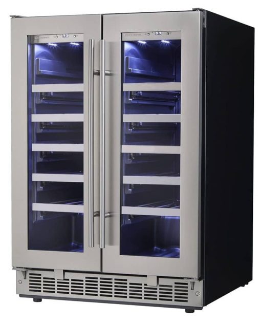 Danby Silhouette Napa 24" Stainless Frame French Door Wine Cooler - Image 5