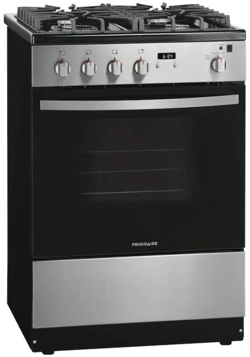 Frigidaire 24" Stainless Steel Front Control Freestanding Gas Range - Image 5