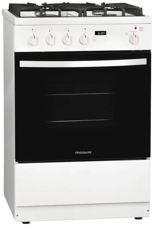 Frigidaire 24" White Front Control Freestanding Gas Range - Image 5