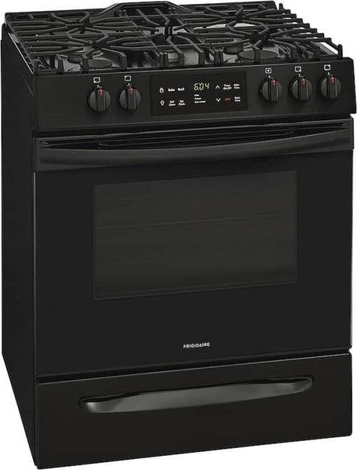 Frigidaire ADA 30" Black Front Control Freestanding Gas Range - Image 5