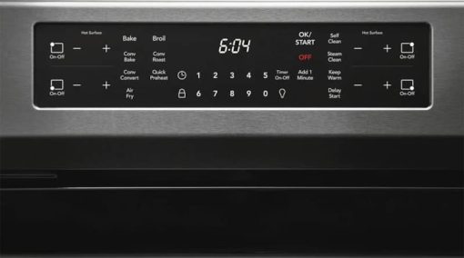 Frigidaire Gallery 30" Smduge-Proof Black Stainless Steel Induction Range With Air Fry - Image 5