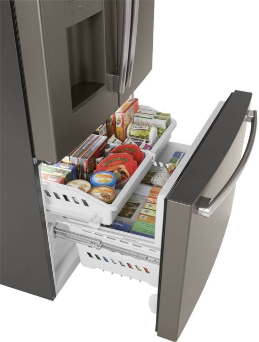 GE ADA ENERGY STAR 25.6 Cu. Ft. Slate French-Door Refrigerator - Image 3