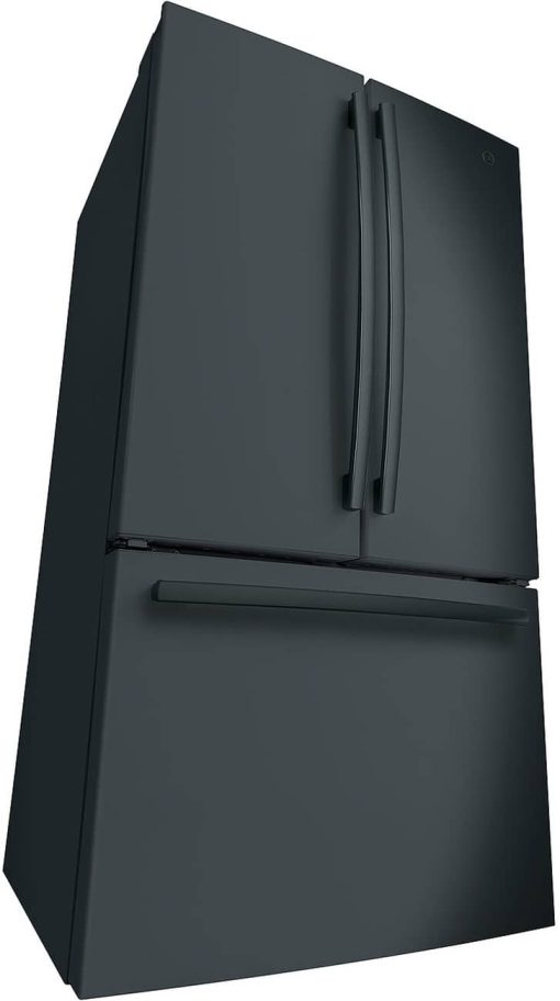 GE ENERGY STAR 27 Cu. Ft. Black French-Door Refrigerator - Image 5