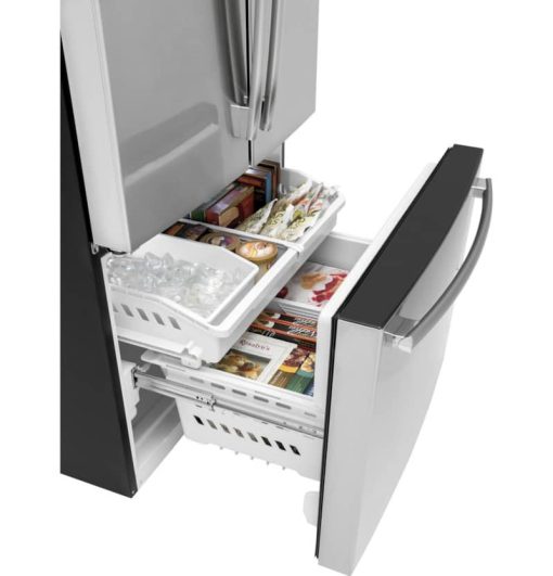 GE ENERGY STAR 27 Cu. Ft. Fingerprint Resistant Stainless Steel French-Door Refrigerator - Image 5