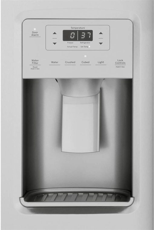 GE 21.8 Cu. Ft. Fingerprint Resistant Stainless Steel Counter-Depth Side-By-Side Refrigerator - Image 5
