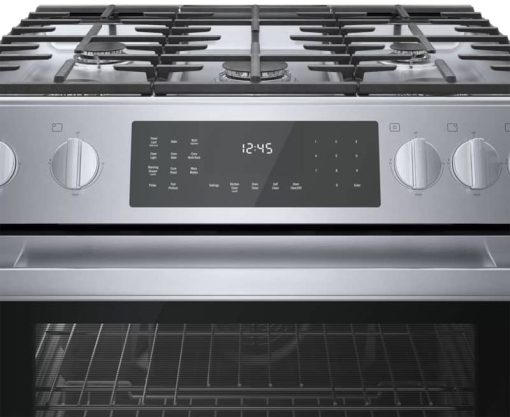 Bosch 800 Series 30" Stainless Steel Dual Fuel Slide-In Range - Image 5