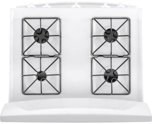 GE ADA 30" White Freestanding Gas Range - Image 5