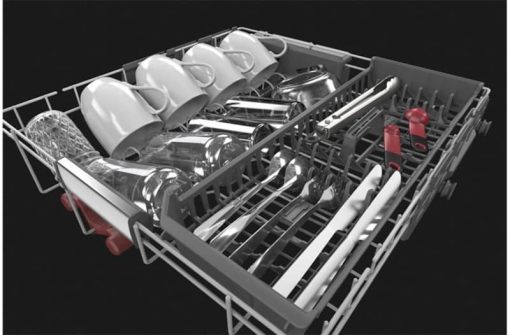 KitchenAid 24" Black Stainless With PrintShield Dishwasher With FreeFlex Third Rack - Image 5