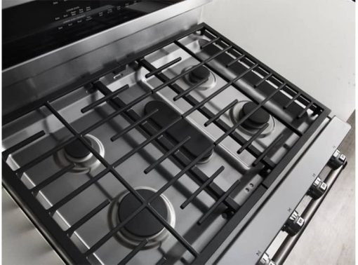 KitchenAid 30" Stainless Steel Dual Fuel Double Oven Range - Image 5