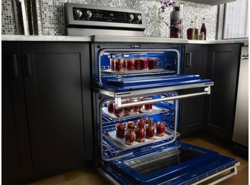 KitchenAid 30" Stainless Steel Electric Double Oven Convection Range - Image 5