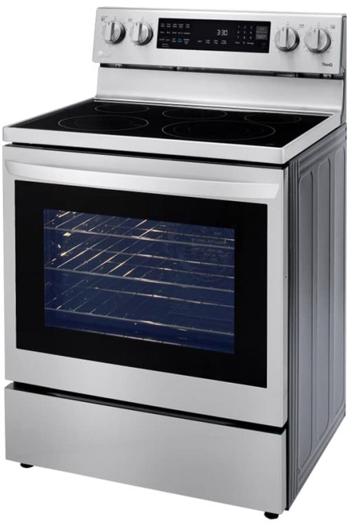 LG 6.3 Cu. Ft. PrintProof Stainless Steel Smart Wi-Fi Enabled Fan Convection Electric Range With Air Fry & EasyClean - Image 5