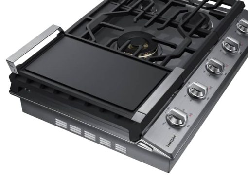 Samsung ADA 30" Stainless Steel Smart Gas Cooktop With 22K BTU Dual Power Burner - Image 5