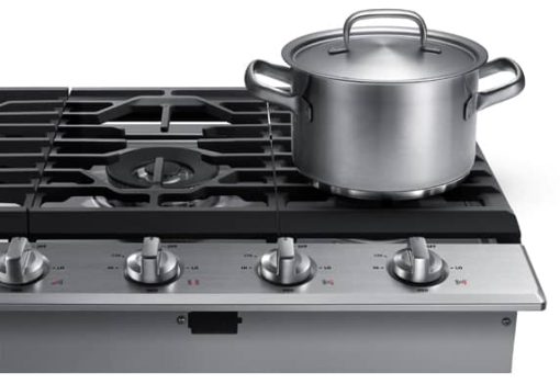 Samsung ADA 36" Stainless Steel Smart Gas Cooktop With Illuminated Knobs - Image 4
