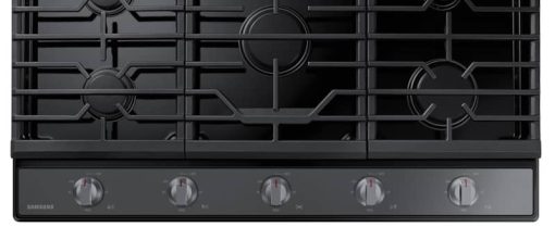Samsung ADA 36" Fingerprint Resistant Black Stainless Steel Gas Cooktop - Image 5