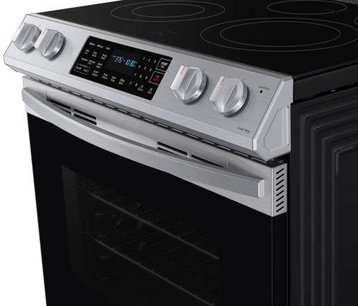 Samsung ADA 6.3 Cu. Ft. Fingerprint Resistant Stainless Steel Front Control Slide-In Electric Range With Convection - Image 5