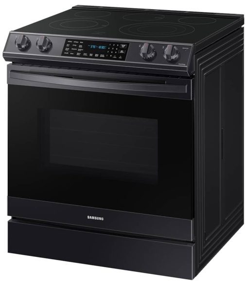 Samsung ADA 6.3 Cu. Ft. Fingerprint Resistant Black Stainless Steel Convection Slide-In Electric Range With Air Fry - Image 5