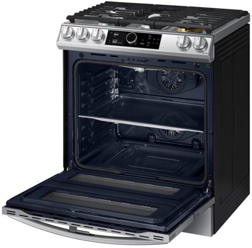 Samsung ADA 6 Cu. Ft. Fingerprint Resistant Stainless Steel Flex Duo Slide-In Gas Range With Smart Dial, Air Fry & Wi-Fi - Image 5