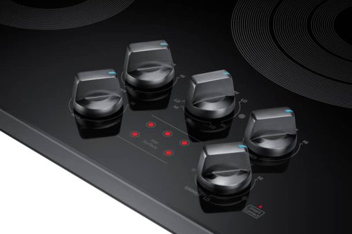 Samsung ADA 36" Fingerprint Resistant Black Stainless Steel Smart Electric Cooktop - Image 5