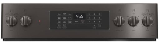 GE Profile 30" Fingerprint Resistant Black Stainless Steel Smart Electric Convection Range With No Preheat Air Fry - Image 5
