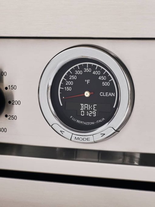 Bertazzoni Professional Series 30" Red Dual Fuel Range, 4 Burners, Electric-Self Clean Oven - Image 2