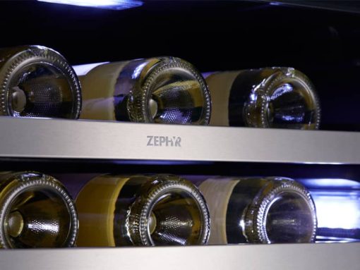 Zephyr Presrv 24" Stainless Frame Single Zone Wine Cooler - Image 5