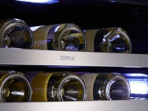 Zephyr Presrv 24" Stainless Frame Dual Zone Wine Cooler - Image 5
