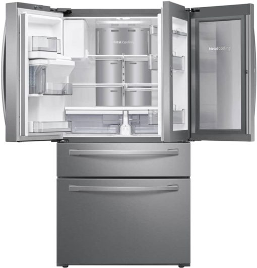 Samsung ADA 22 Cu. Ft. Food Showcase Fingerprint Resistant Stainless Steel Counter Depth 4Door French Door Refrigerator - - Image 3